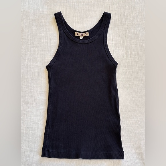 AMO Ribbed Long Tank - Picture 2 of 7